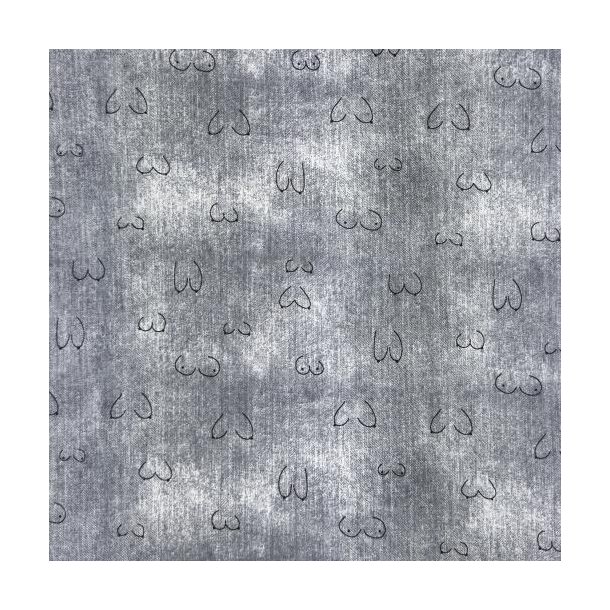 �kotex bomulds jersey, Boobies Grey